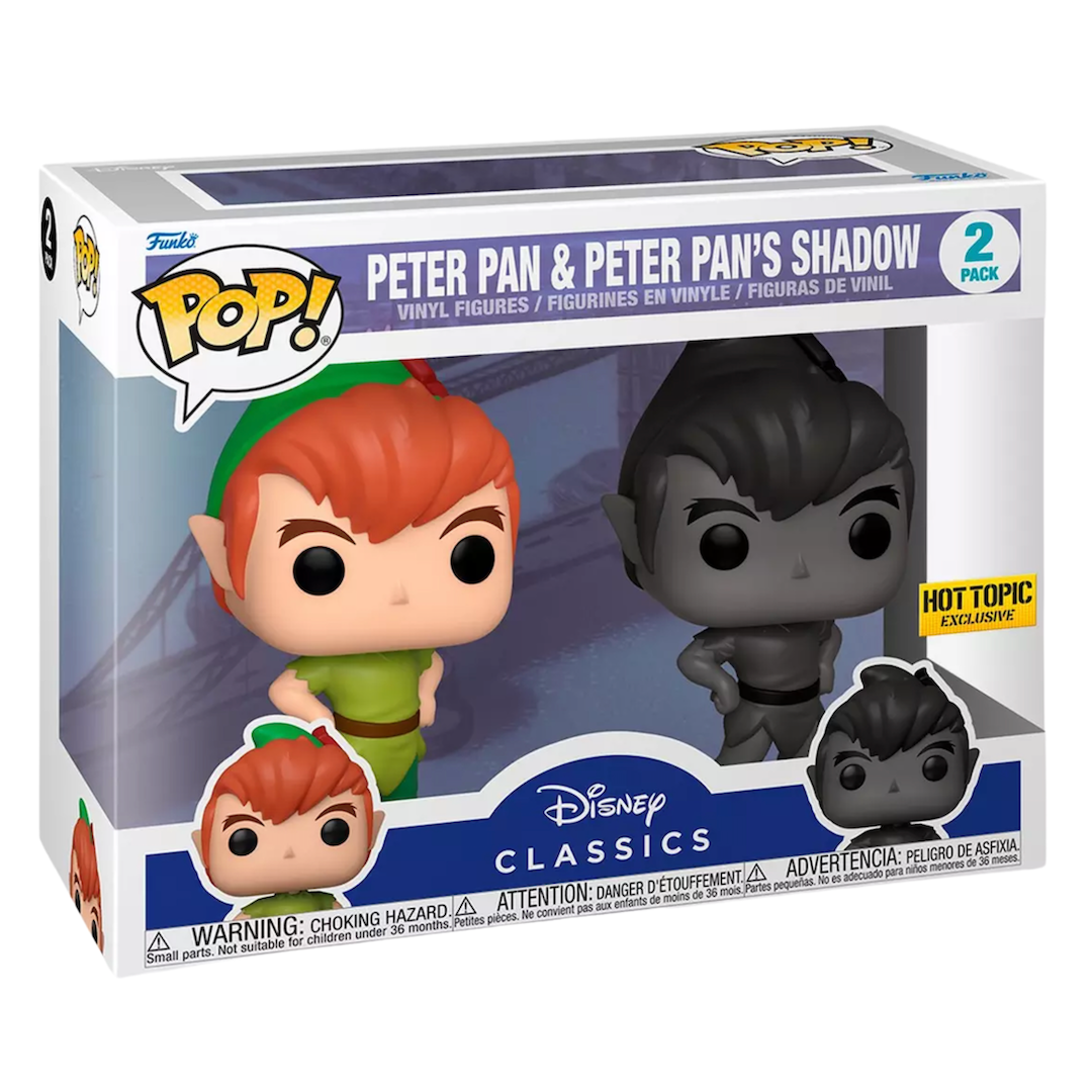 Funko Disney Peter Pan Pop! Peter And Shadow Vinyl Figure Set Hot Topic