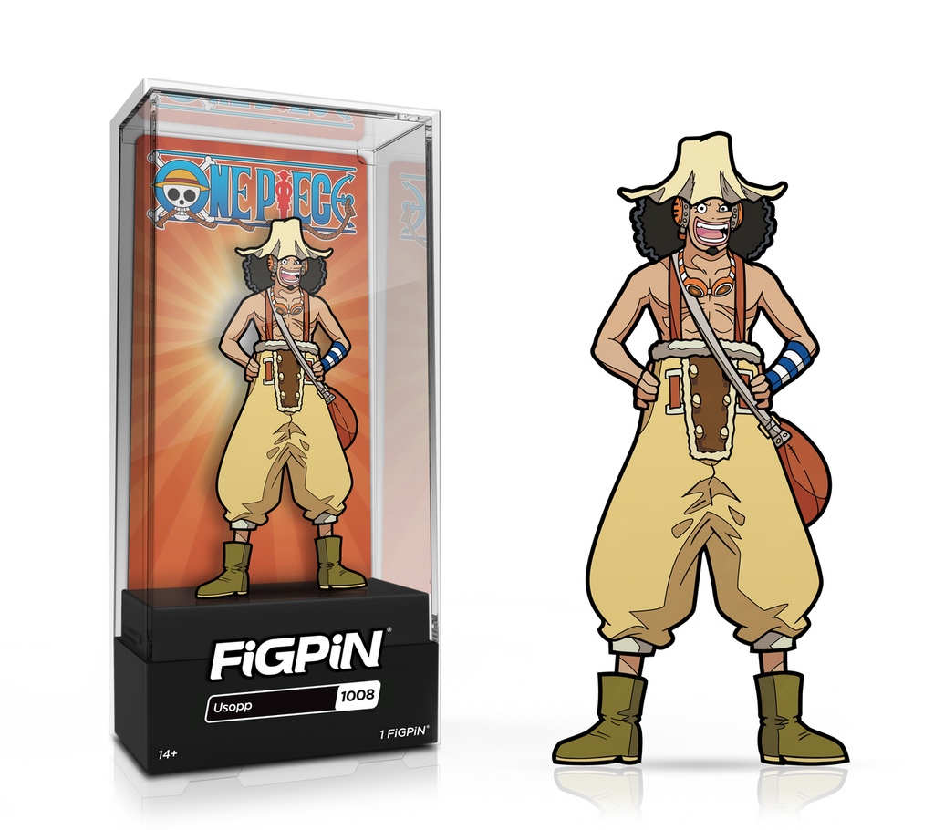 FiGPiN - One Piece - Usopp (1008) (The Mighty Hobby Exclusive) - THE MIGHTY HOBBY SHOP