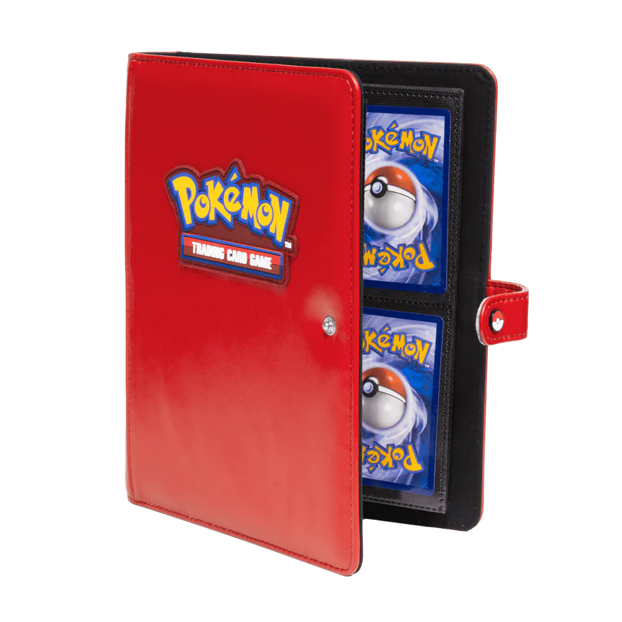 Premium Red 4-Pocket Snap Binder for Pokmon THE MIGHTY HOBBY LLC Premium Red 4-Pocket Snap Binder for Pokmon THE MIGHTY HOBBY LLC
