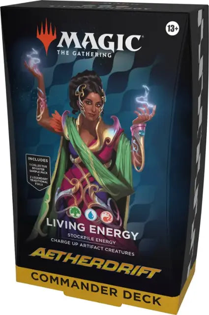 Wizards of The Coast - Magic: The Gathering Aetherdrift Commander Deck THE MIGHTY HOBBY LLC Wizards of The Coast - Magic: The Gathering Aetherdrift Commander Deck THE MIGHTY HOBBY LLC