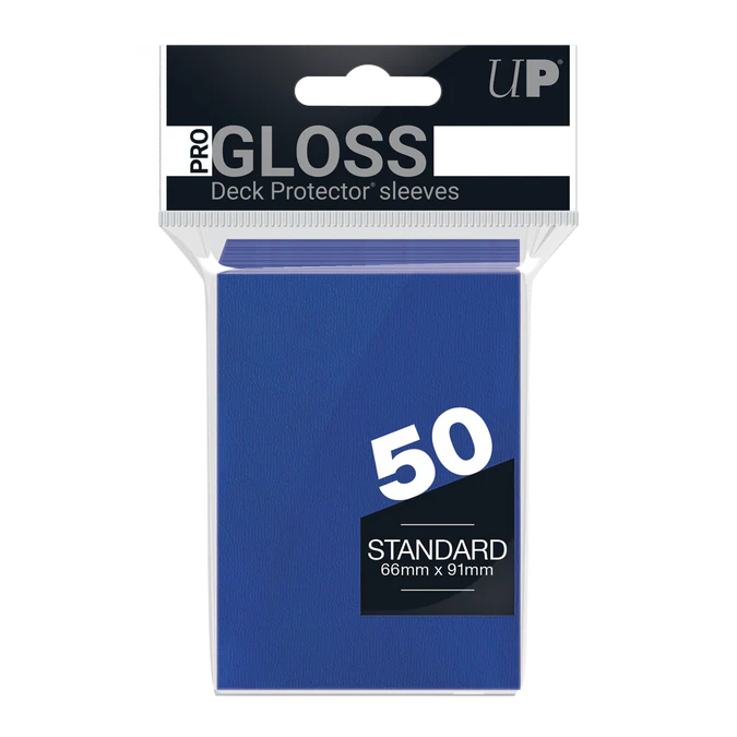 PRO-Gloss Standard Deck Protector Sleeves (Blue) – THE MIGHTY HOBBY LLC