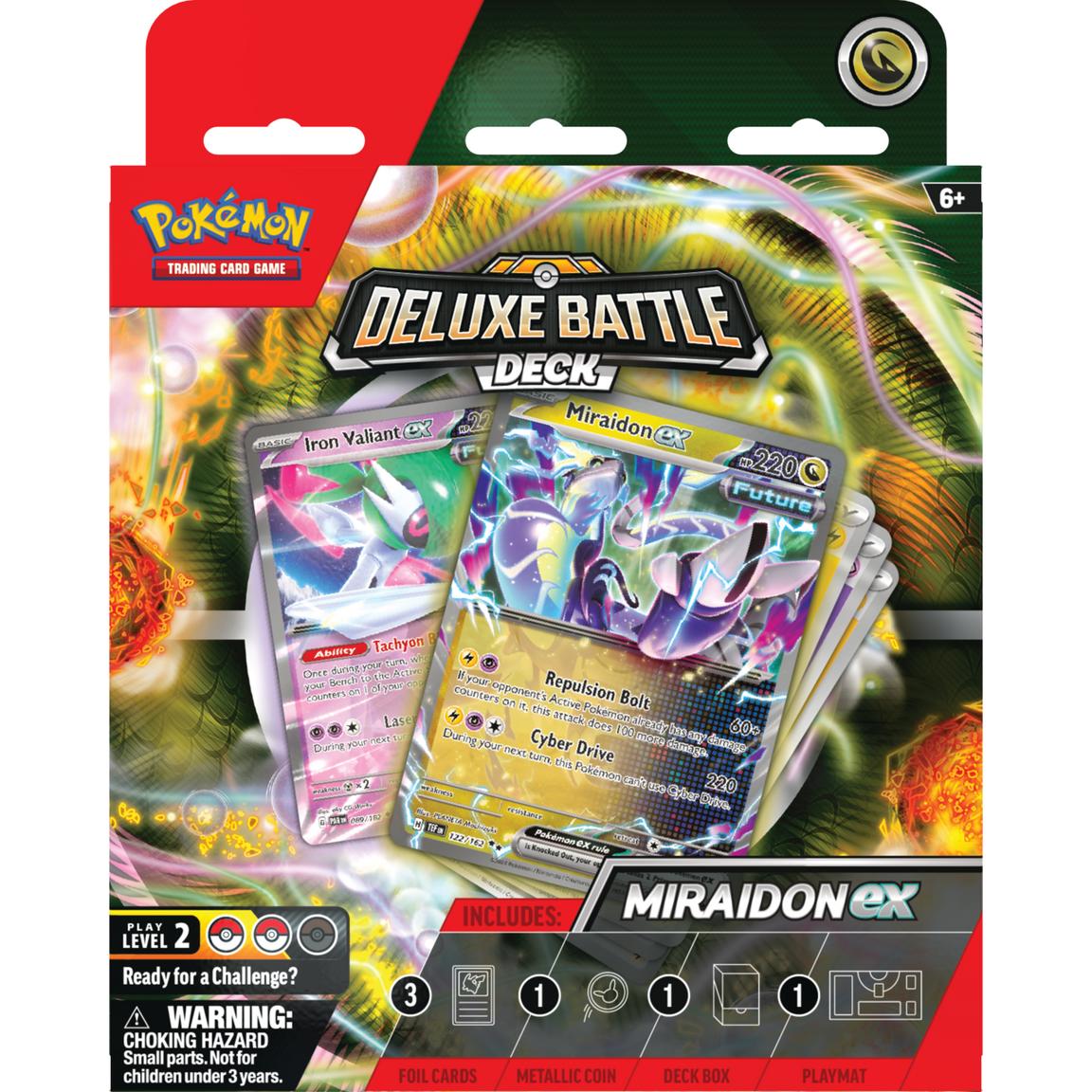 Pokemon Trading Card Game Miraidon ex Deluxe Battle Deck THE MIGHTY HOBBY LLC Pokemon Trading Card Game Miraidon ex Deluxe Battle Deck THE MIGHTY HOBBY LLC