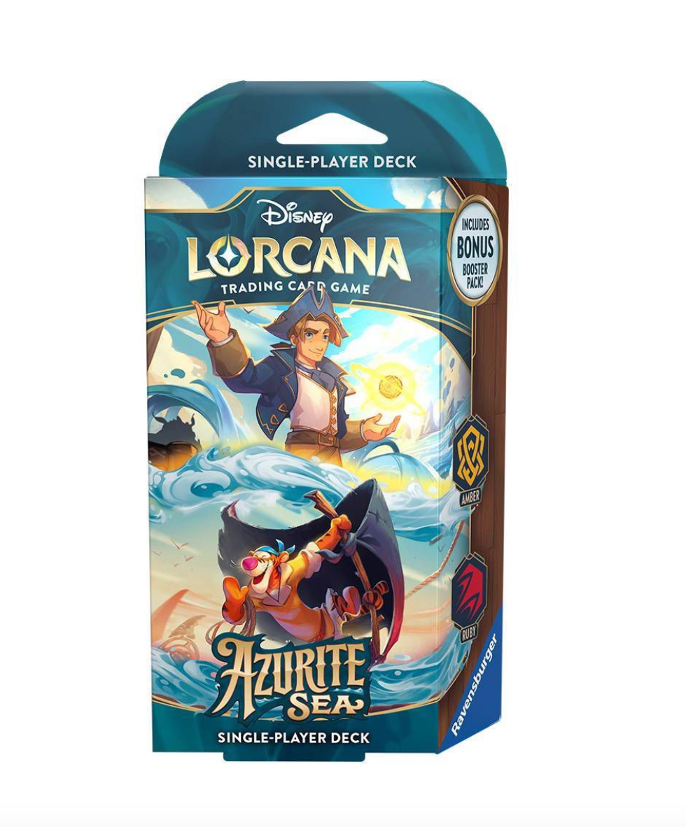 Disney Lorcana Trading Card Game: Azurite Sea Amber and Ruby Single-Pl – THE MIGHTY HOBBY LLC