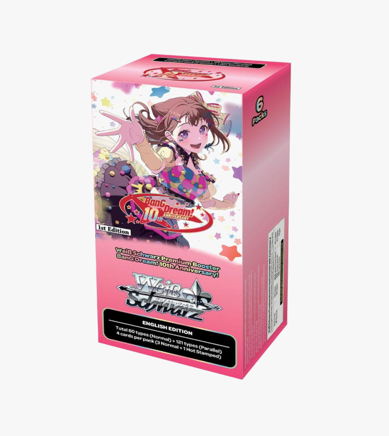 10th edition booster box Weiss Schwarz Premium Box: BanG Dream! Anniversary! Color:Golden Yellow 1 pack] Pokemon Card You can then set Veloci-Ramp-Tor Commander Deck