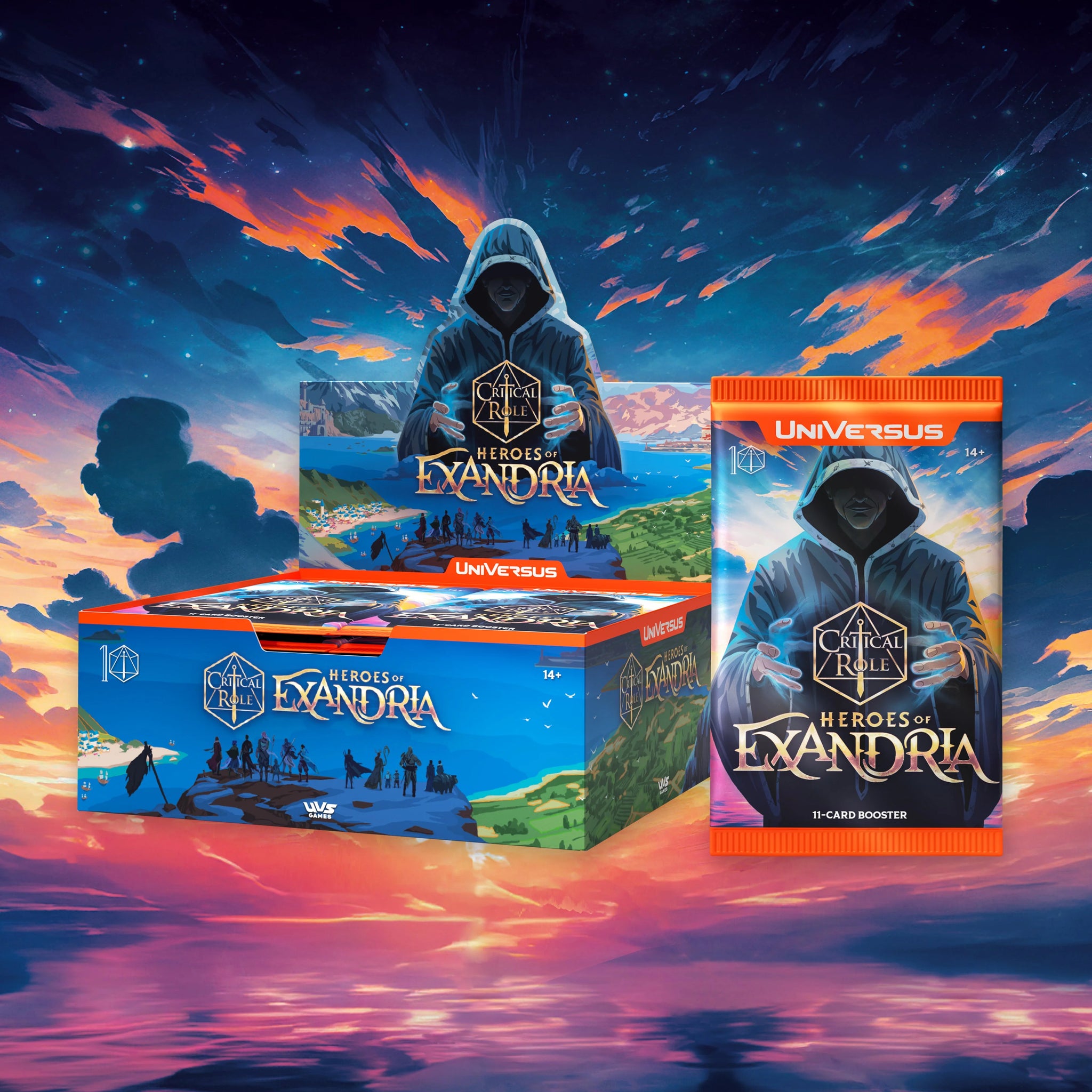 heroes of exandria booster box UniVersus: Critical Role