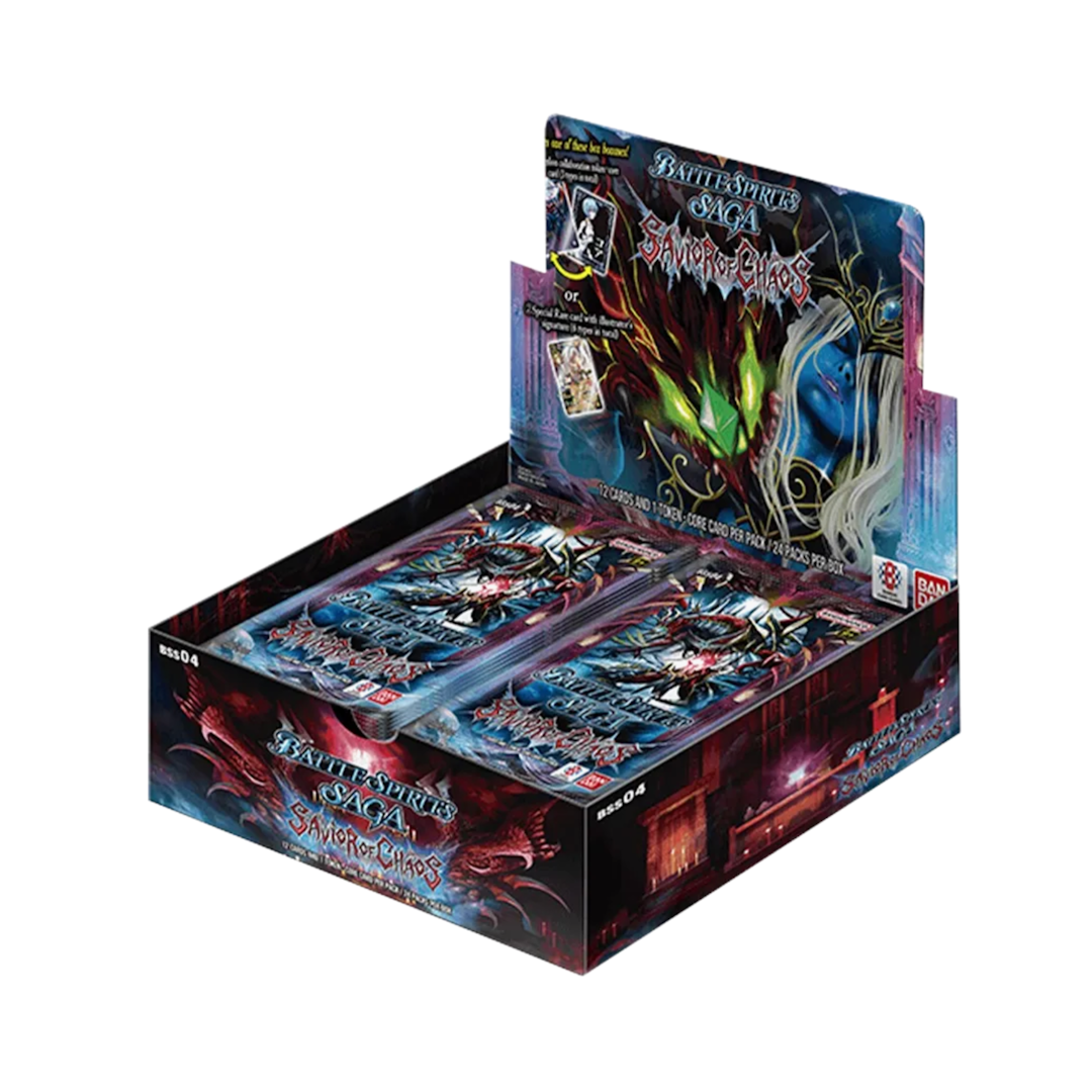 Savior of Chaos Booster Box - Savior of Chaos (BSS04) THE MIGHTY HOBBY LLC Savior of Chaos Booster Box - Savior of Chaos (BSS04) THE MIGHTY HOBBY LLC