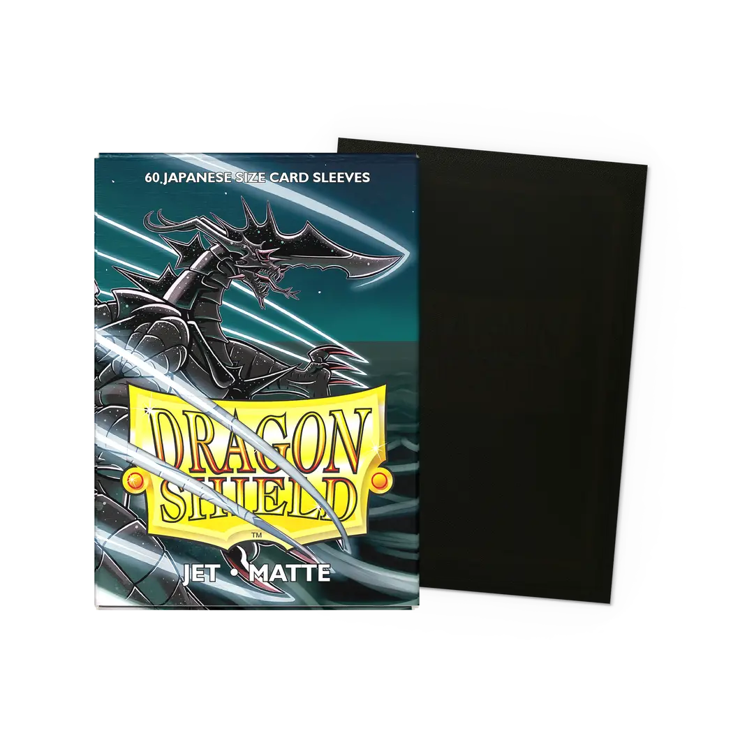 Dragon Shield - Jet - Matte Sleeves - Japanese Size Dragon Shield - Jet - Matte Sleeves - Japanese Size