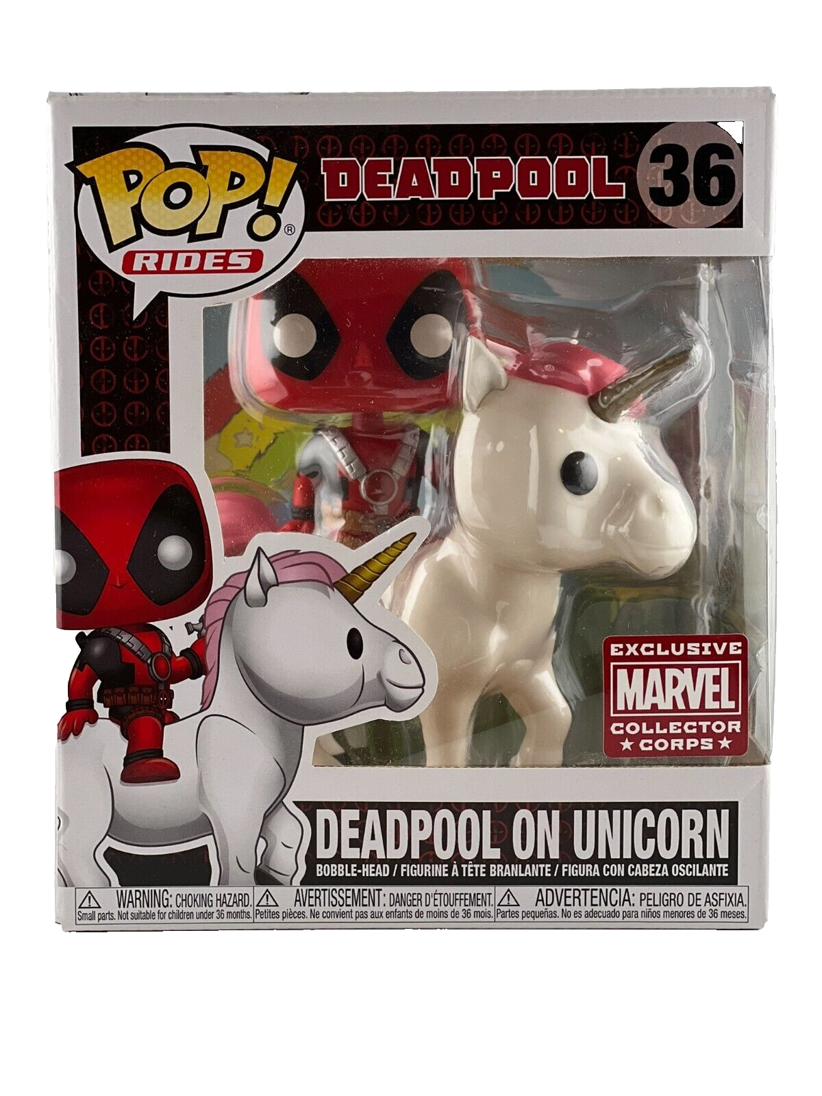 Deadpool Inflatable POP! Rides Deadpool Exclusive Marvel Collector Corps Deadpool on ...