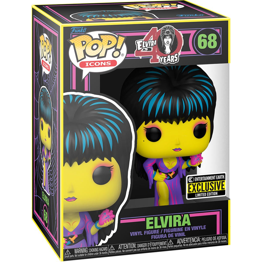 POP! Icons: Elvira Black Light #68 - THE MIGHTY HOBBY SHOP