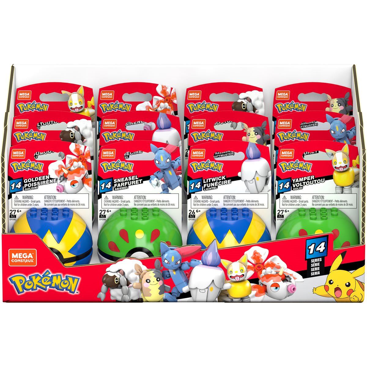 Mega Construx Pokemon Poke Ball Series X1 THE MIGHTY HOBBY SHOP