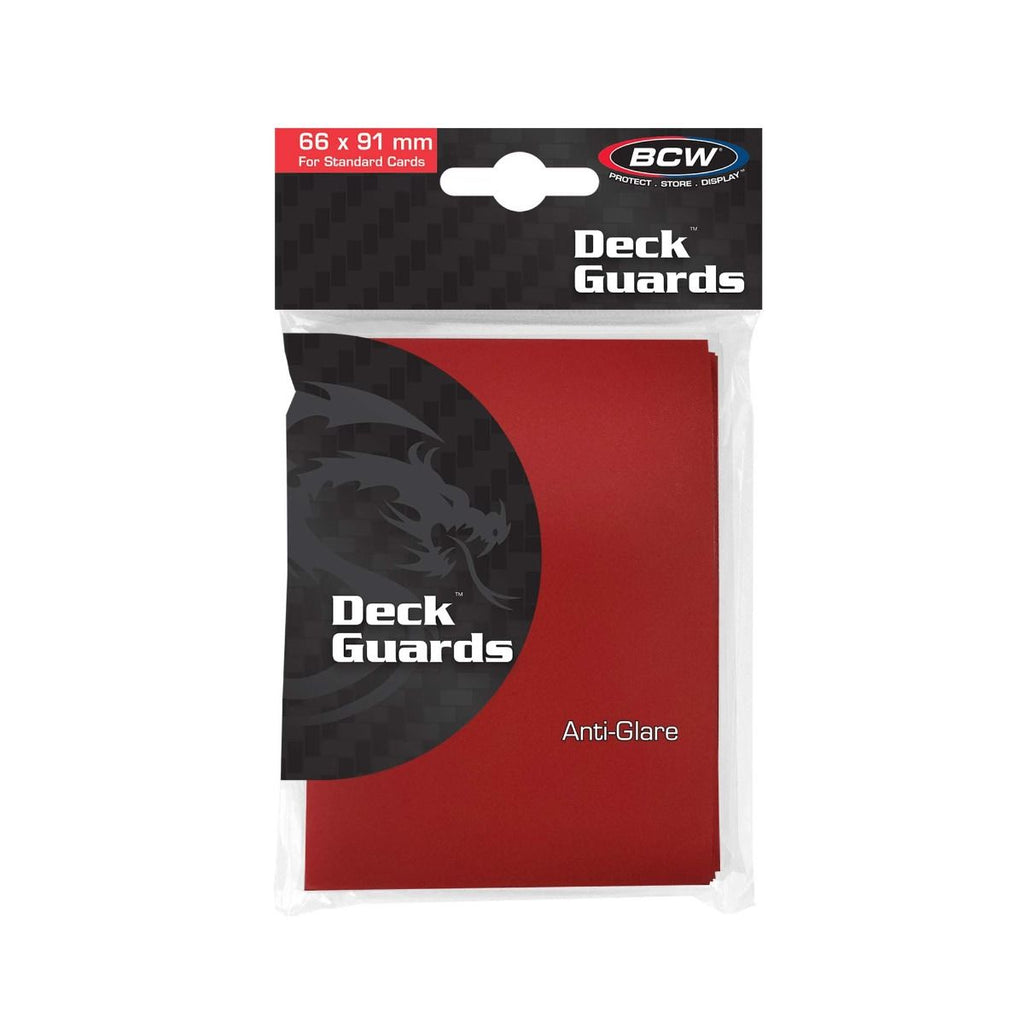 Deck Guard - Double Matte - Red - THE MIGHTY HOBBY SHOP