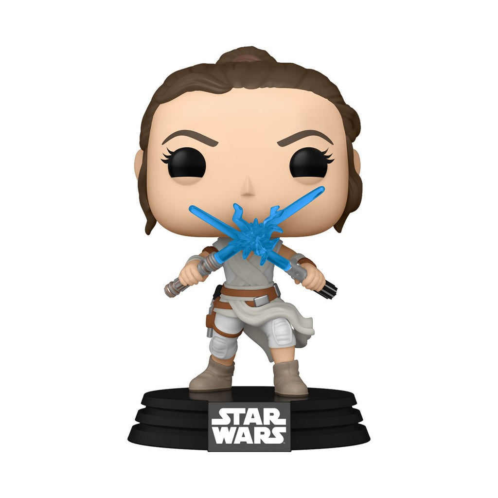POP! Star Wars: The Rise of Skywalker - Rey with 2 Light Sabers - THE MIGHTY HOBBY SHOP