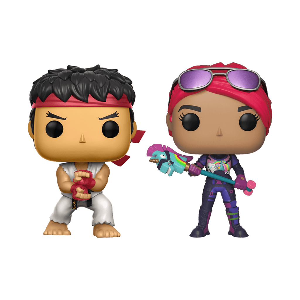 POP! Games: Fortnite 2PK Ryu & Brite Bomber - THE MIGHTY HOBBY SHOP