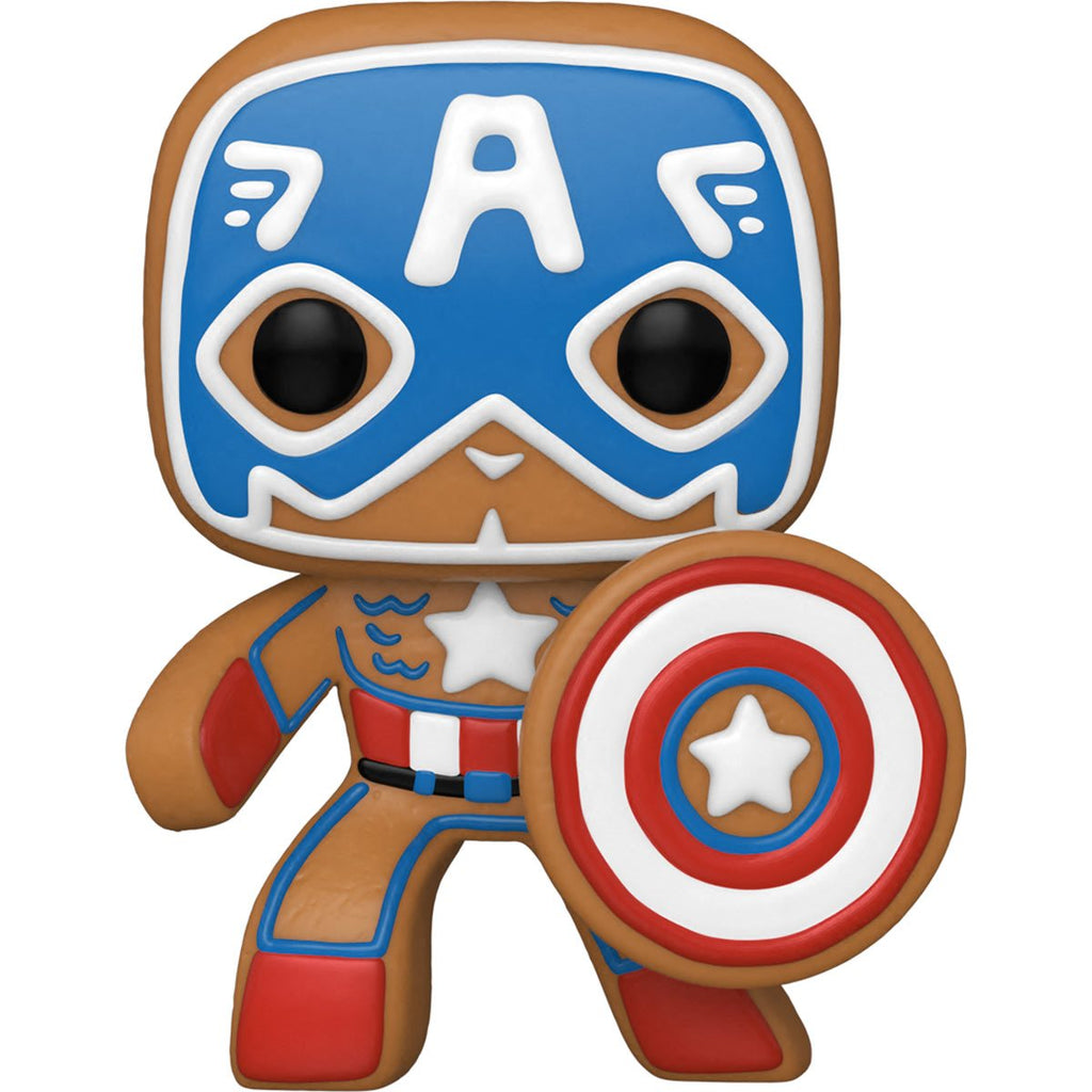 POP! Marvel: Holiday Gingerbread Captain America - THE MIGHTY HOBBY SHOP