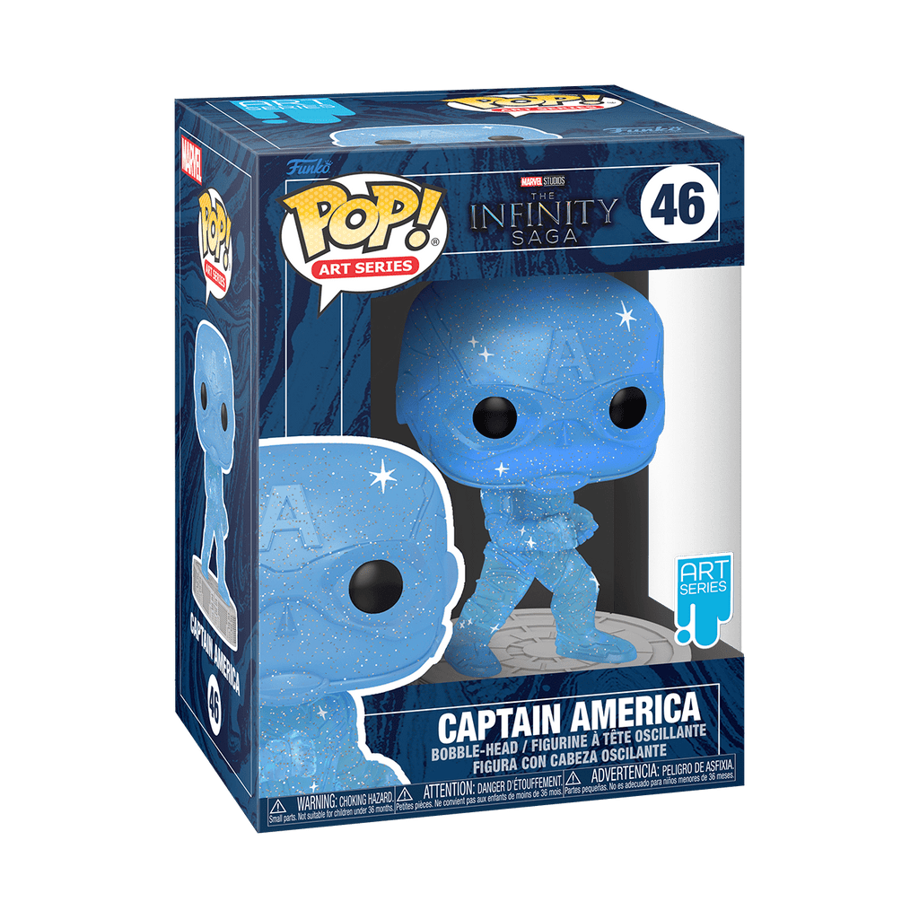 POP! Artist Series: Infinity Saga - Cap America with POP! Protector - THE MIGHTY HOBBY SHOP