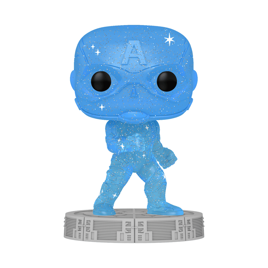 POP! Artist Series: Infinity Saga - Cap America with POP! Protector - THE MIGHTY HOBBY SHOP