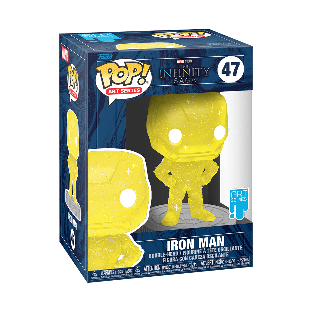 POP! Artist Series: Infinity Saga - Iron Man with POP! Protector - THE MIGHTY HOBBY SHOP