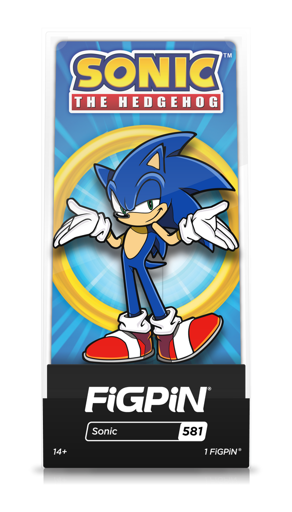 FiGPiN Classic:  Sonic The Hedgehog - Sonic - THE MIGHTY HOBBY SHOP