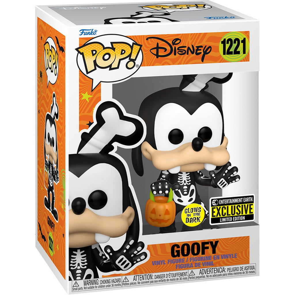 POP! Disney: Skeleton Goofy Glow-in-the-Dark #1221 - THE MIGHTY HOBBY SHOP