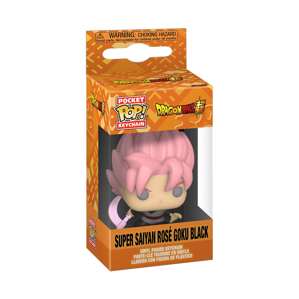 (MARCH 2023 PREORDER) POP! Animation: Dragon Ball Super - Super Saiyan Rosé Goku Black Keychain - THE MIGHTY HOBBY SHOP