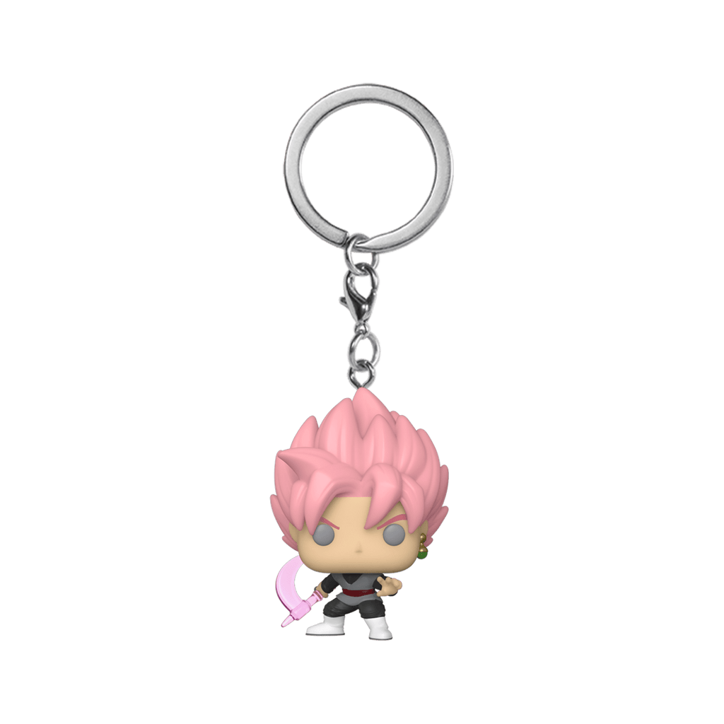 (MARCH 2023 PREORDER) POP! Animation: Dragon Ball Super - Super Saiyan Rosé Goku Black Keychain - THE MIGHTY HOBBY SHOP
