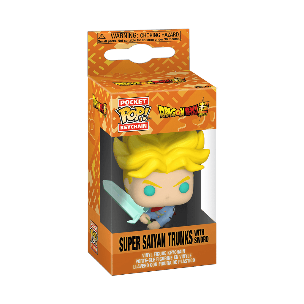 (MARCH 2023 PREORDER) POP! Animation: Dragon Ball Super - Super Saiyan Trunks with Sword  Keychain - THE MIGHTY HOBBY SHOP
