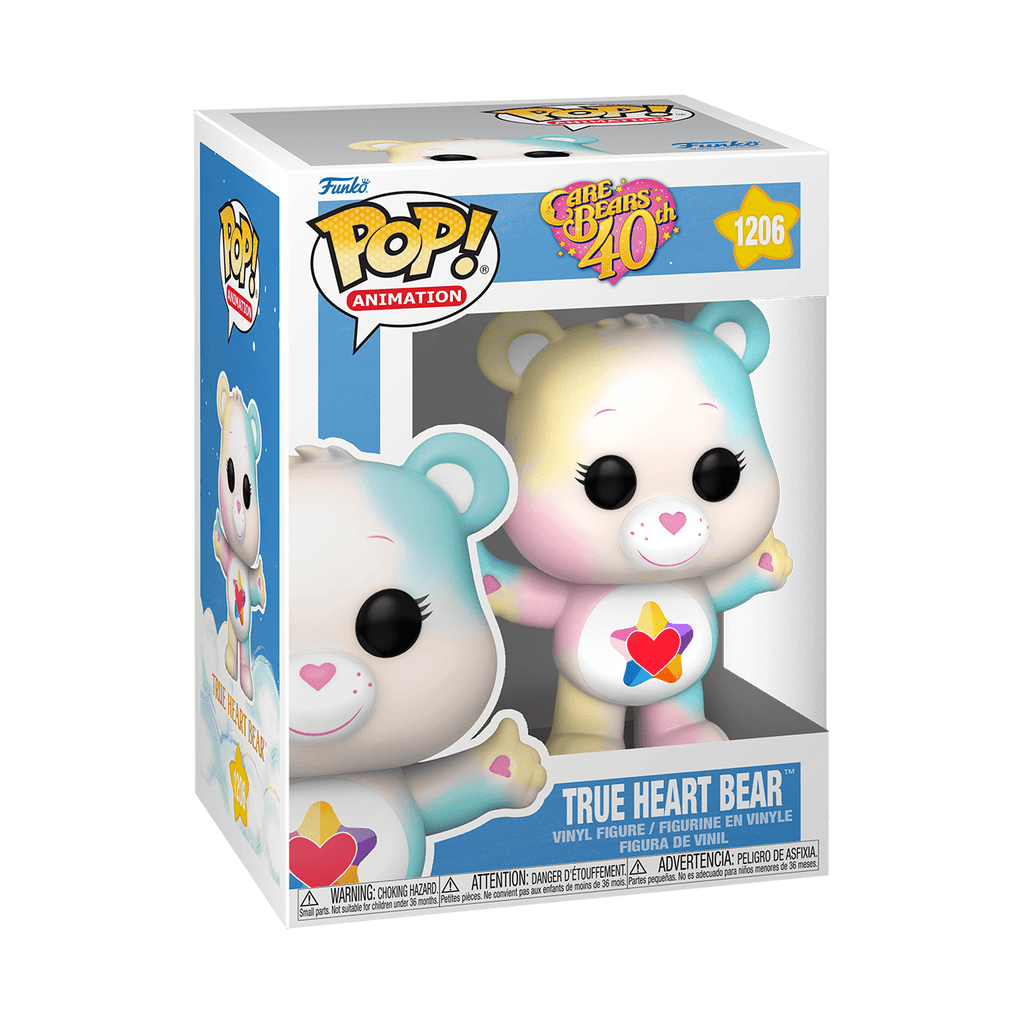 (DECEMBER 2022 PREORDER) POP! Animation: Care Bear 40th Anniversary - True Heart Bear - THE MIGHTY HOBBY SHOP