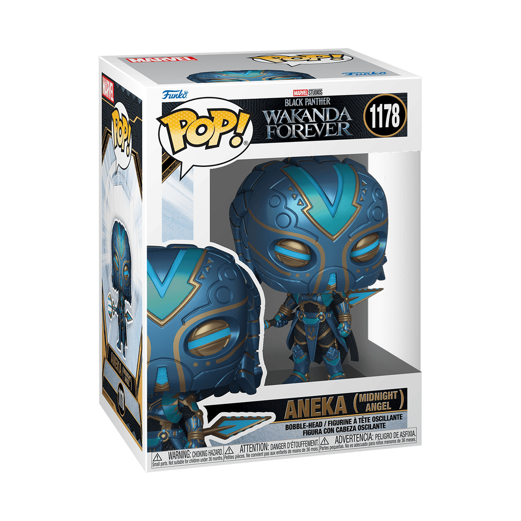 (JANUARY 2023 PREORDER) POP! Marvel: Black Panther Wakanda Forever S2 - Aneka (Midnight Angel) - THE MIGHTY HOBBY SHOP