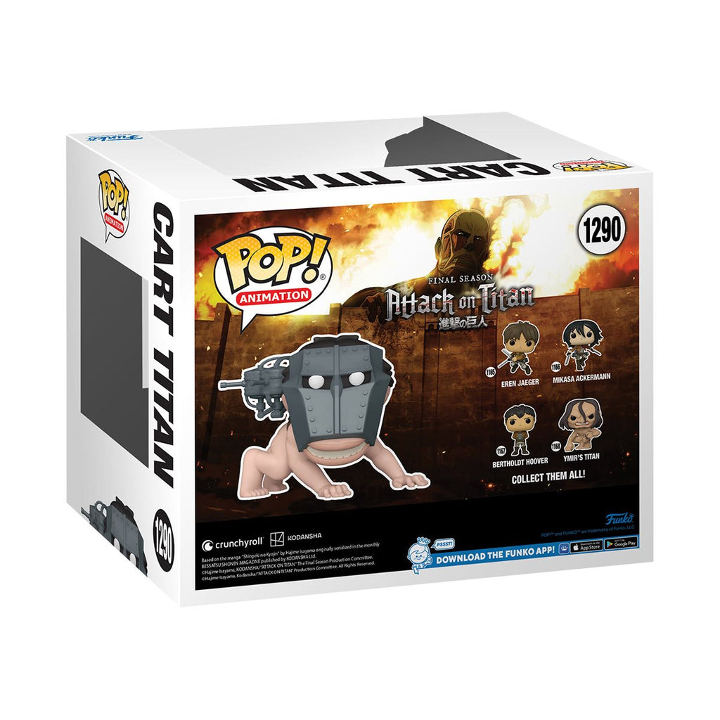 (MARCH 2023 PREORDER) POP! Super: Attack on Titan S4 - Cart Titan (Specialty Series) - THE MIGHTY HOBBY SHOP