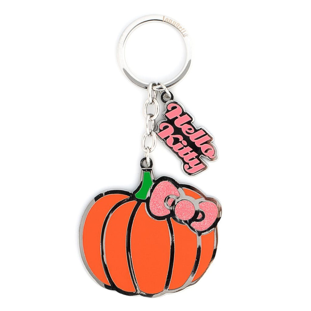 Hello Kitty Pumpkin Spice Enamel Key Chain - THE MIGHTY HOBBY SHOP