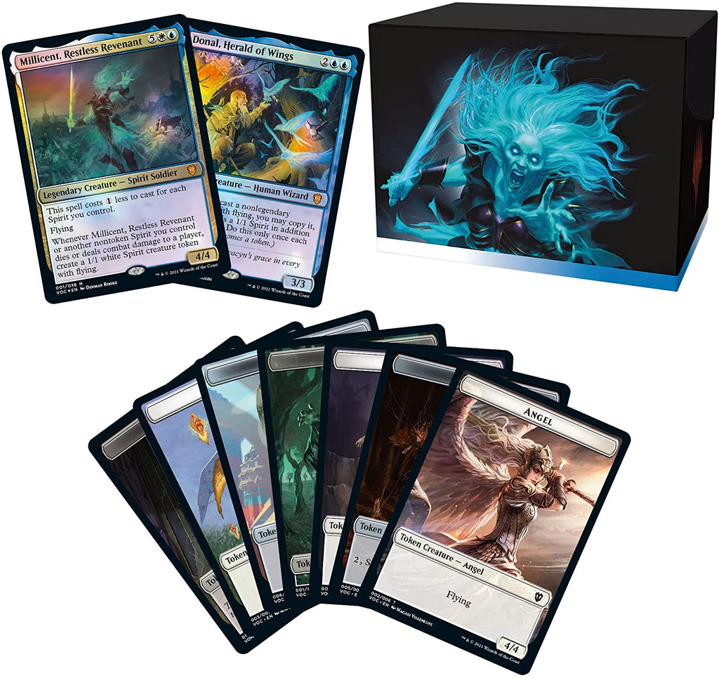 Magic: The Gathering Innistrad: Crimson Vow Commander Deck – Spirit Squadron (White-Blue) - THE MIGHTY HOBBY SHOP