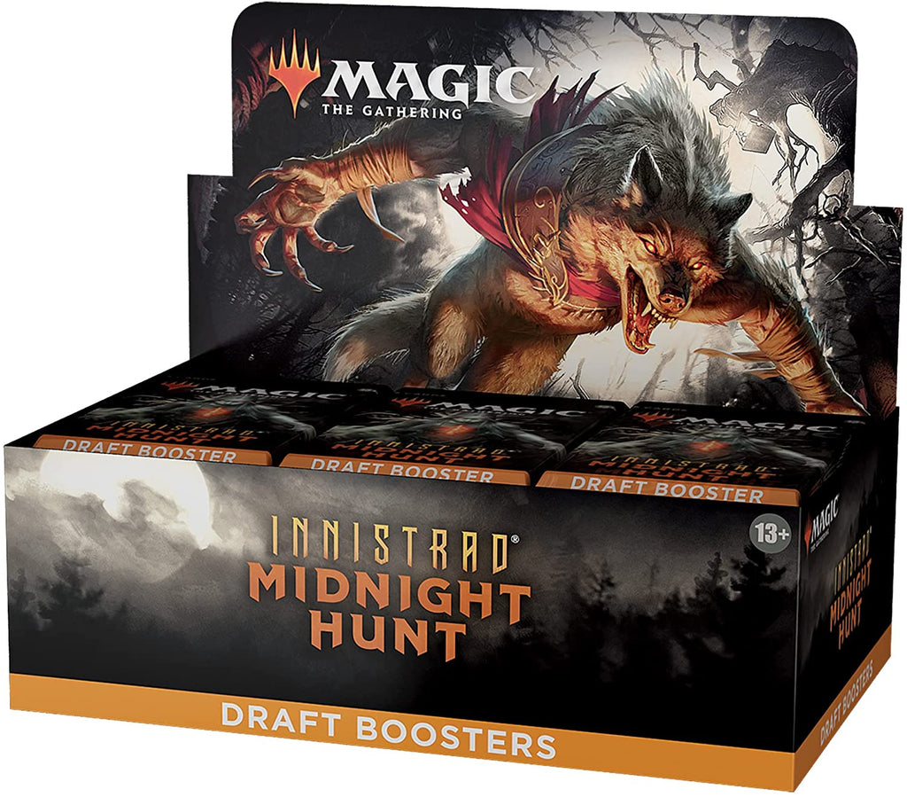 Magic: The Gathering Innistrad: Midnight Hunt Draft Booster Box | 36 Packs (540 Magic Cards) - THE MIGHTY HOBBY SHOP