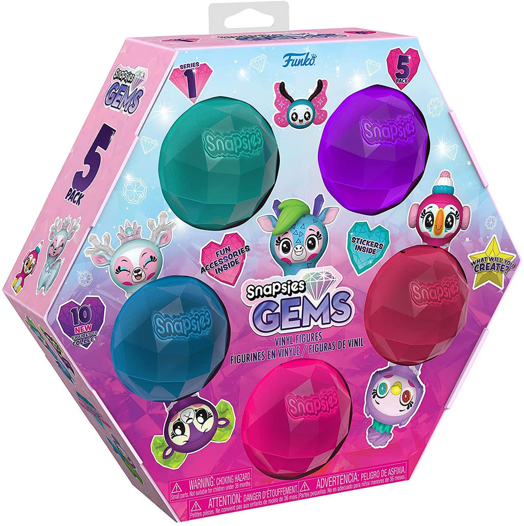 Snapsies: Gems Holiday Mini-Figure 5-Pack - THE MIGHTY HOBBY SHOP