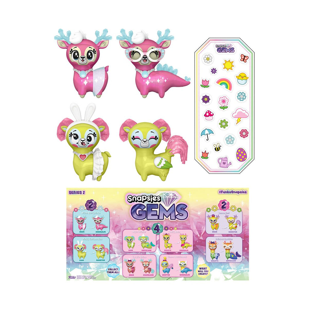 Snapsies Gems Blush and Pinky Spring Wave 3 2-Pack - THE MIGHTY HOBBY SHOP