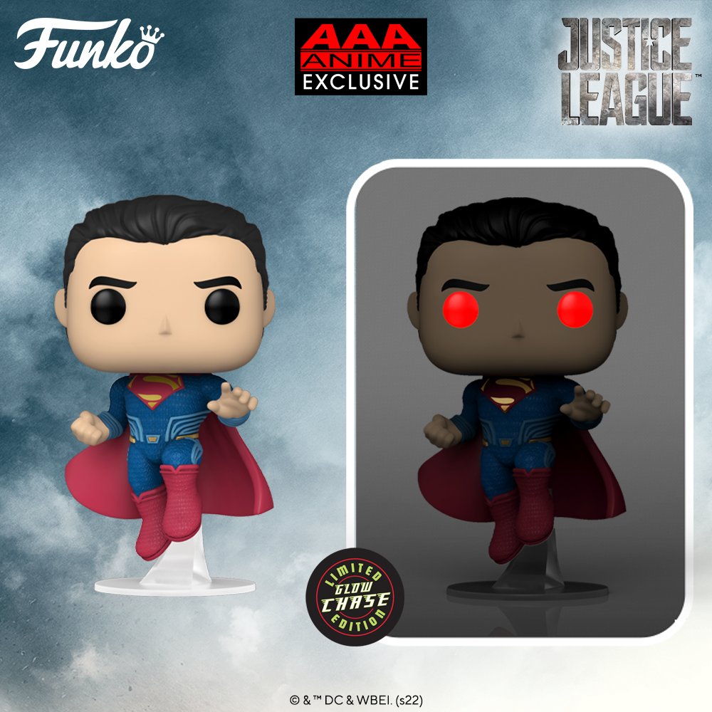 POP! Movies: Justice League - Superman (AAA Anime Exclusive)(Chase Bundle) - THE MIGHTY HOBBY SHOP