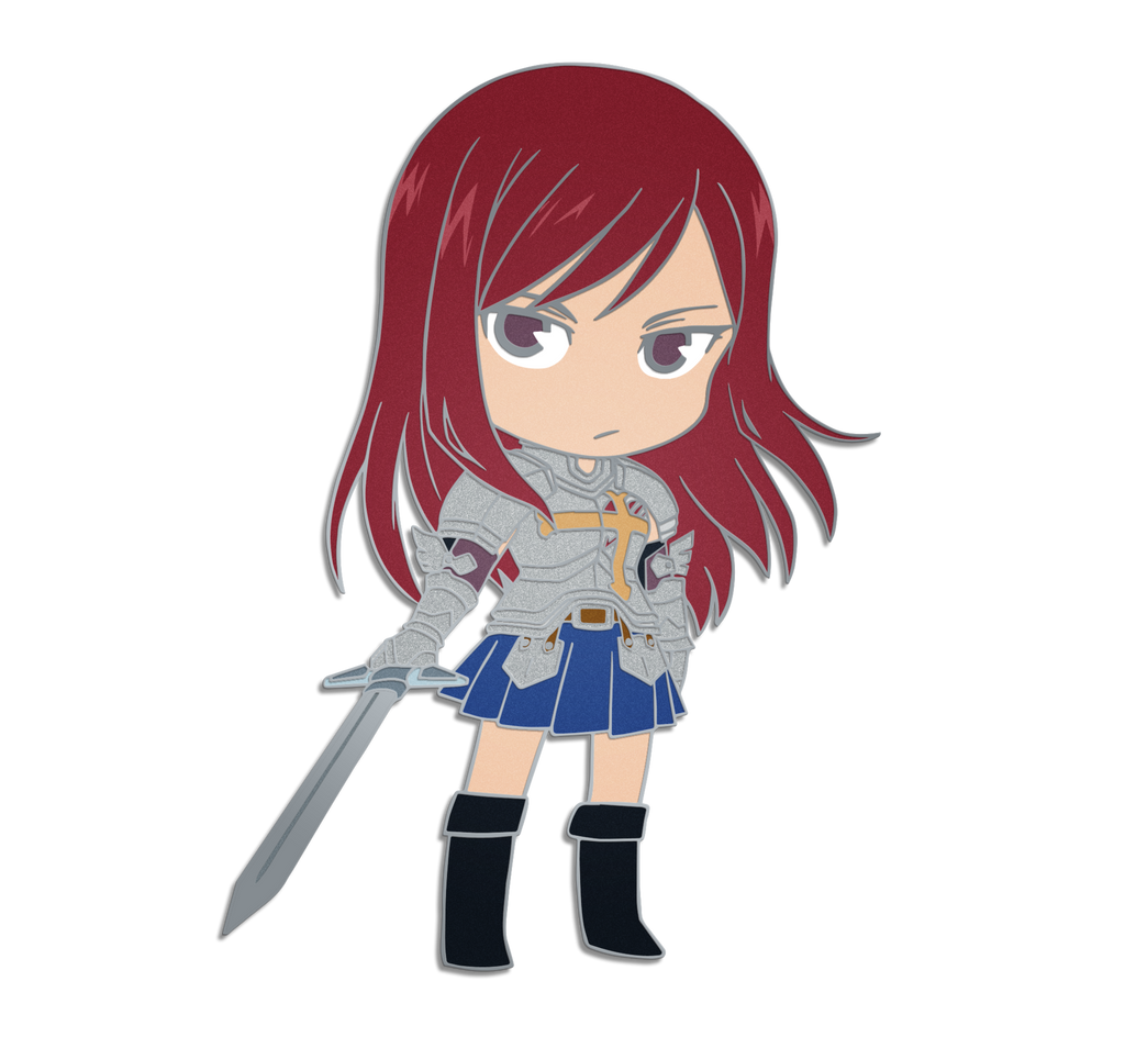SD Erza Pin - THE MIGHTY HOBBY SHOP