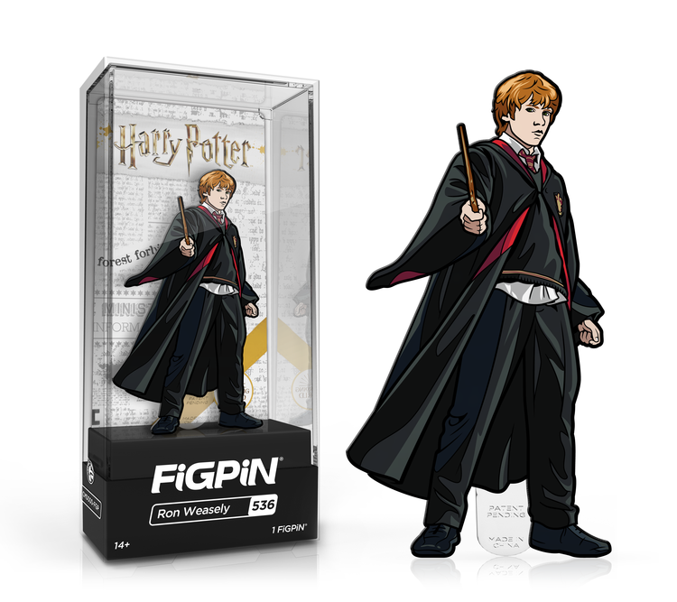 FiGPiN: Harry Potter - Ron Weasley  (FiGPiN Exclusive) - THE MIGHTY HOBBY SHOP