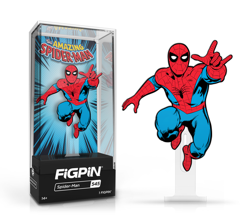FiGPiN: Marvel Classic - Spider-Man (545) - THE MIGHTY HOBBY SHOP