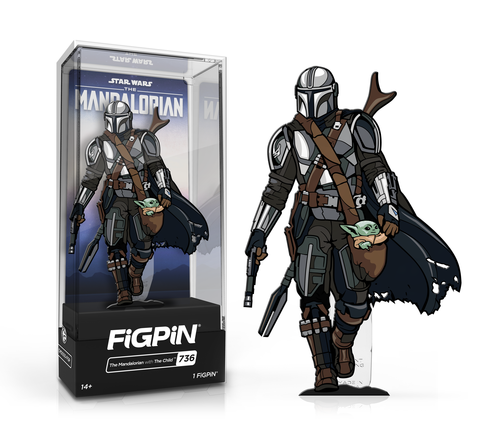 FiGPiN Classic: The Mandalorian - The Mandalorian with The Child - THE MIGHTY HOBBY SHOP