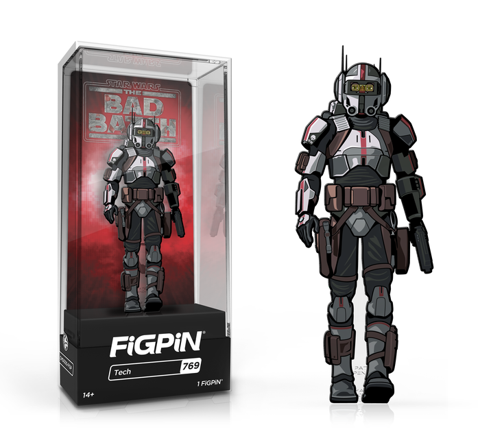 FiGPiN: Star Wars: The Bad Batch™ - Tech™ #769 (First Edition) - THE MIGHTY HOBBY SHOP