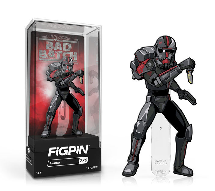 FiGPiN: Star Wars: The Bad Batch™ - Hunter™ #770 (First Edition) - THE MIGHTY HOBBY SHOP