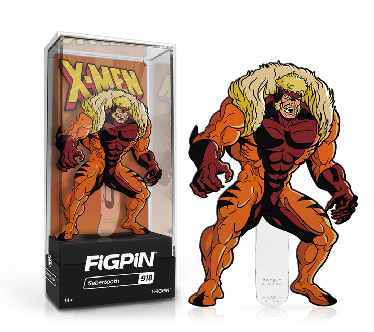 FiGPiN: X-Men - Sabertooth (918) - THE MIGHTY HOBBY SHOP