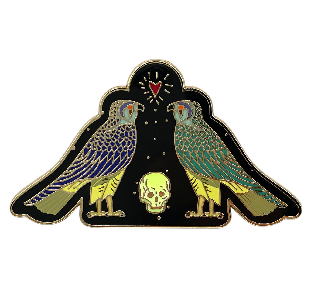 Gothic Queen - Falcon (GITD)  Pin - THE MIGHTY HOBBY SHOP