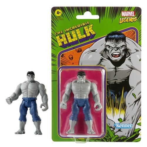Marvel Legends Retro 375 Collection Gray Hulk 3 3/4-Inch Action Figure - THE MIGHTY HOBBY SHOP