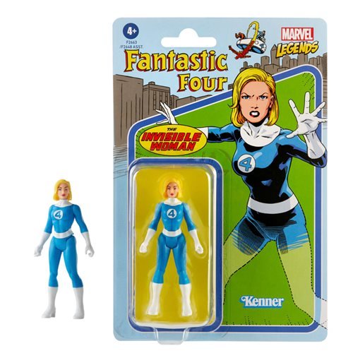 Marvel Legends Retro 375 Collection Invisible Woman 3 3/4-Inch Action Figure - THE MIGHTY HOBBY SHOP