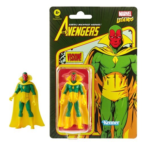 Marvel Legends Retro 375 Collection Vision 3 3/4-Inch Action Figure - THE MIGHTY HOBBY SHOP