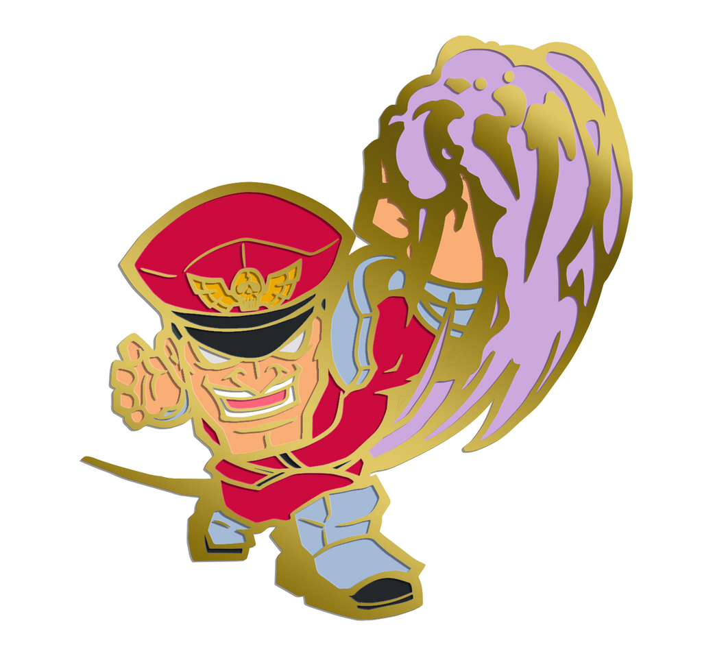 Street Fighter: M. Bison Uppercut Pin - THE MIGHTY HOBBY SHOP