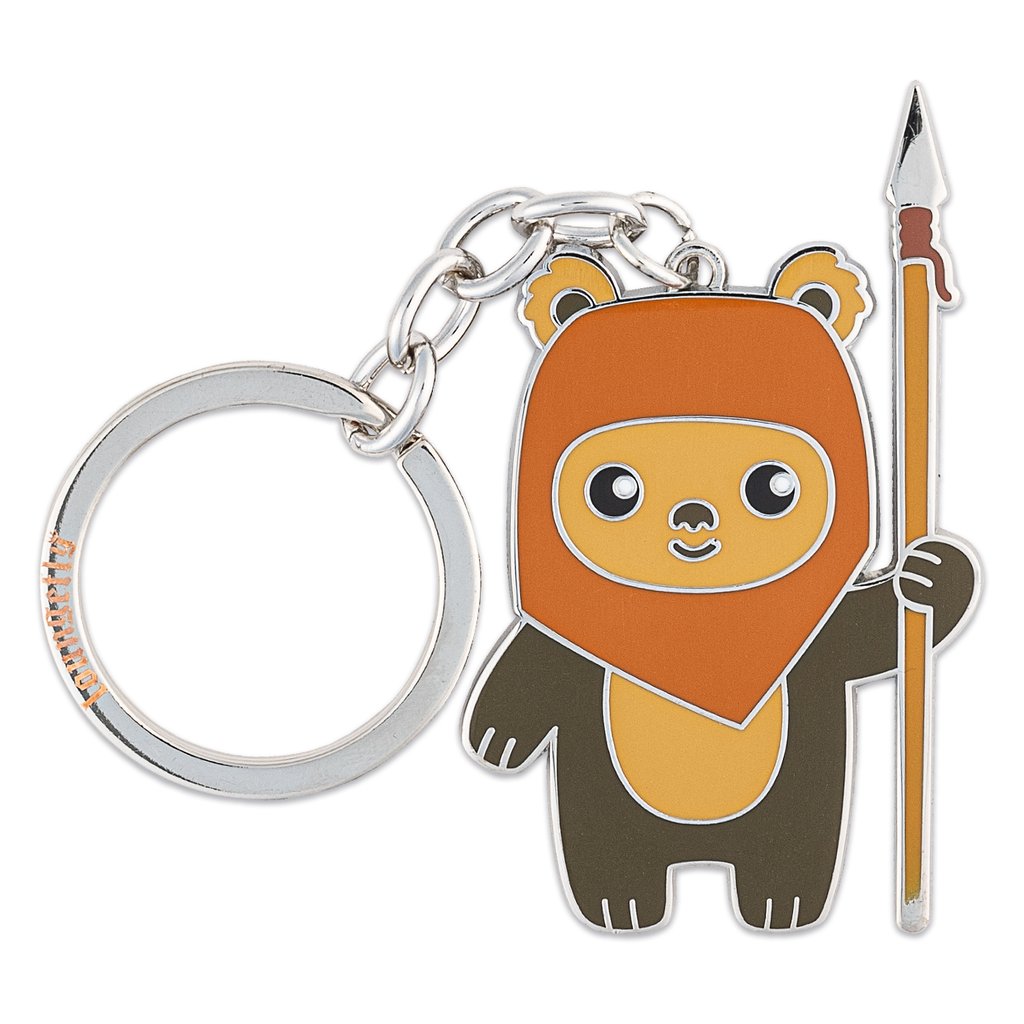 STAR WARS WICKET W. WARRICK ENAMEL KEYCHAIN - THE MIGHTY HOBBY SHOP