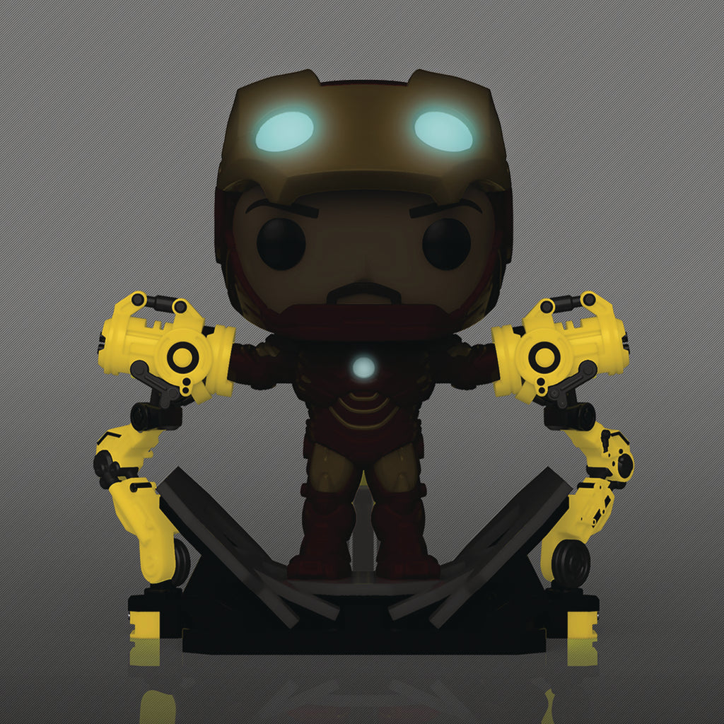 POP! MARVEL: IRON MAN MARK IV WITH GANTRY PX PREVIEWS EXCLUSIVE - THE MIGHTY HOBBY SHOP