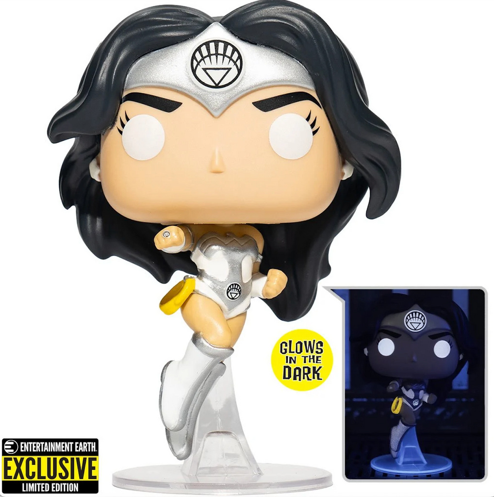 POP! Heroes: WW 80th-WW (White Lantern) Entertainment Earth Exclusive - THE MIGHTY HOBBY SHOP
